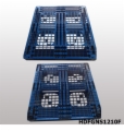 1200*1000*125 mm Stack-able plastic pallet with 6 runners bottom and open deck