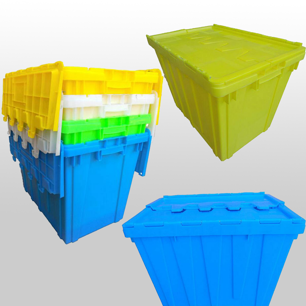 Plastic stack and nest containers 600x400x450mm