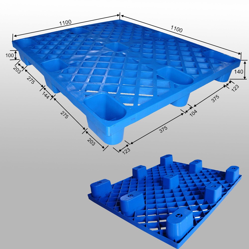 Plastic Pallet Suppliers Nestable Plastic Pallet with 9feets