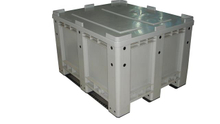 Hygienic Stackable Plastic Bulk Storage Containers with Lids