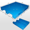 1200 x 1000 Steel Reinforced Closed Deck Rackable Plastic Pallets