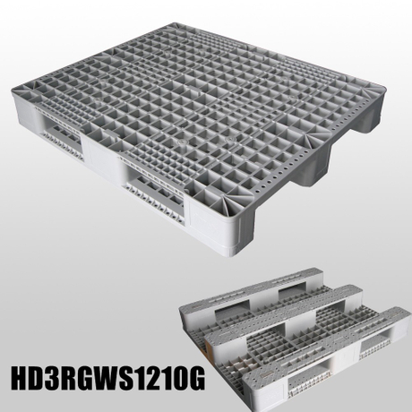 Heavy Duty 48X40 Inch Rackable Plastic Pallet with Anti Slip Rubber - China Plastic  Pallet, Pallet