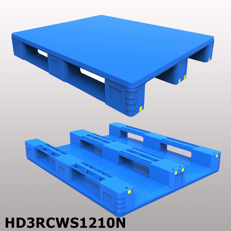 1200*1000*150mm 3 Runners & closed deck hygeian plastic pallet