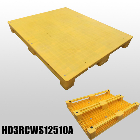 Export Pallets Closed Deck Plastic Pallets with 3Runners 