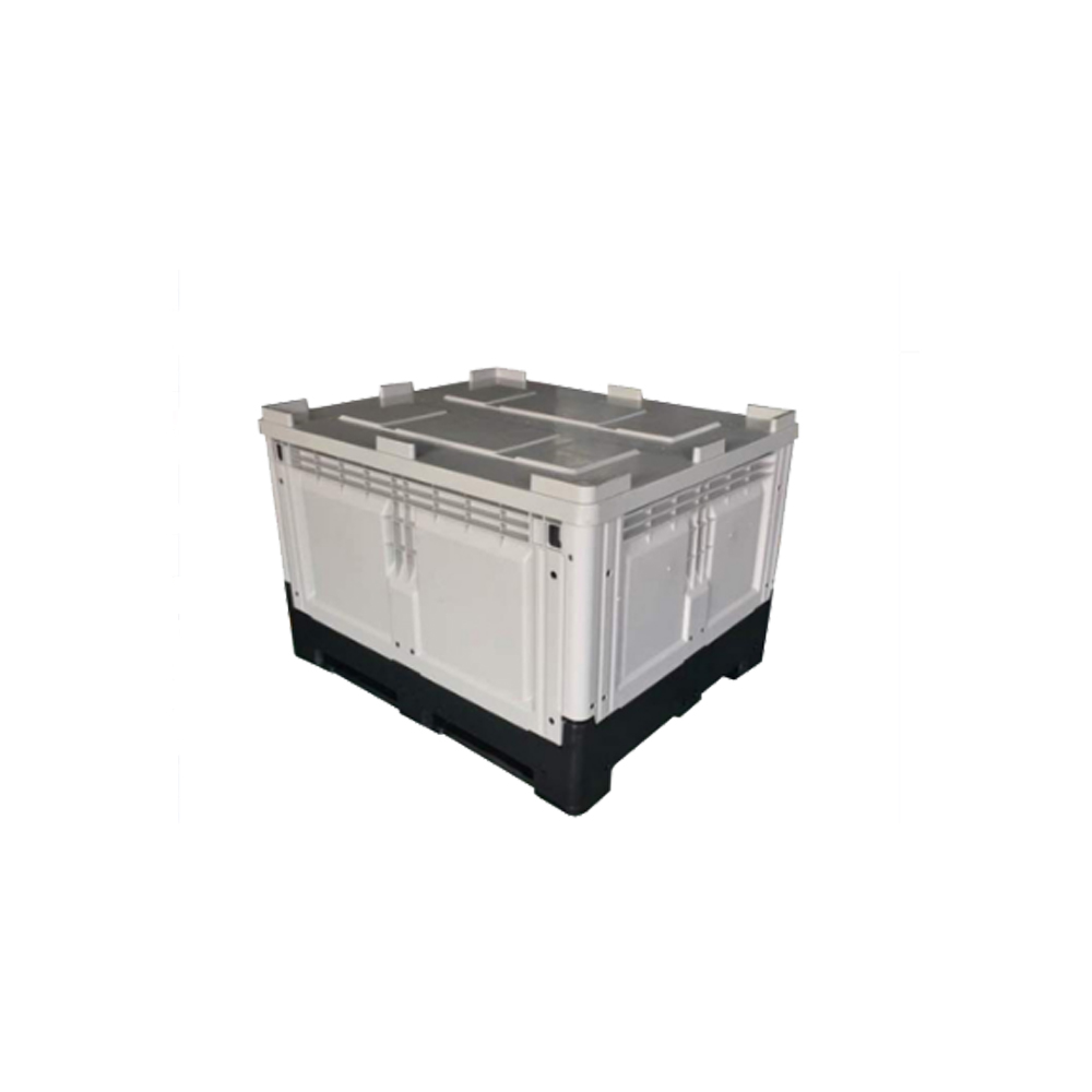Recycled Reinforcing Rib Box Plastic Storage for Warehouse