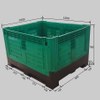 Reusable Packaging Grid Plastic Crates with Pallet And Lid