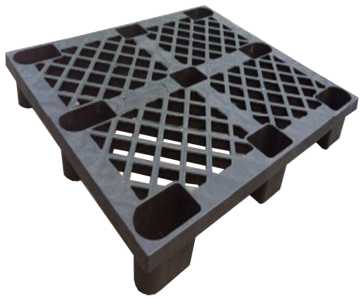 1200 x 800 Cheap Black Recycled Nesting Plastic Export Pallets