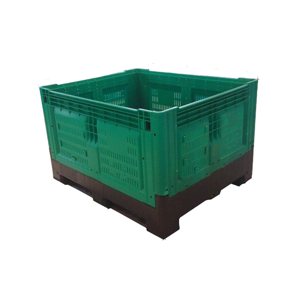 Plastic Pallet Bins Ventilated Reusable Plastic Folding Pallet Box 
