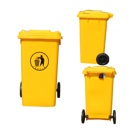 Outdoor Plastic 500L Trash Can With Wheels - Buy trash can, garbage can,  recycle bins Product on Chinese provider of commercial and industrial grade  plastic pallets and material handling containers for the