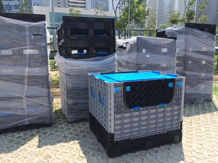Collapsible Plastic Storage Pallet Boxes for Auto Parts