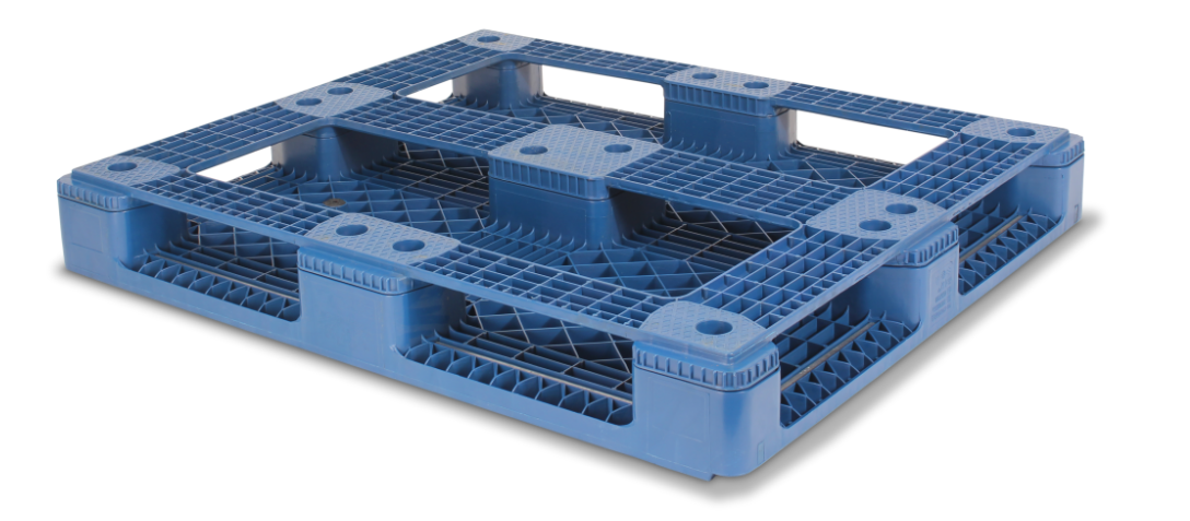 1200 x 1000 HDPE solid top rackable Plastic Pallets with Lip