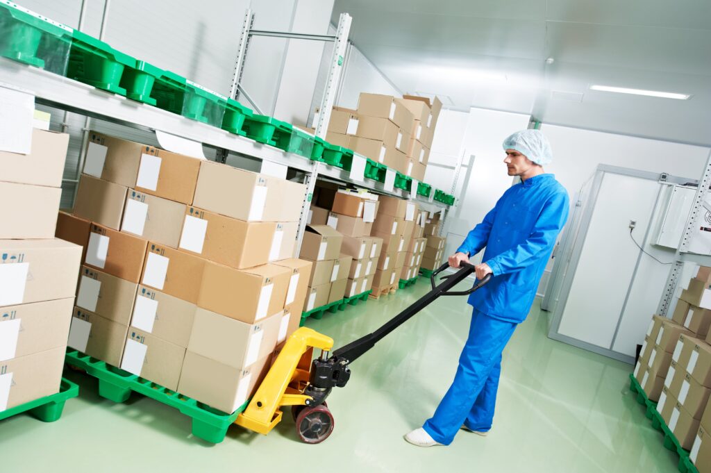 hygienic plastic pallets for food and pharma logistics