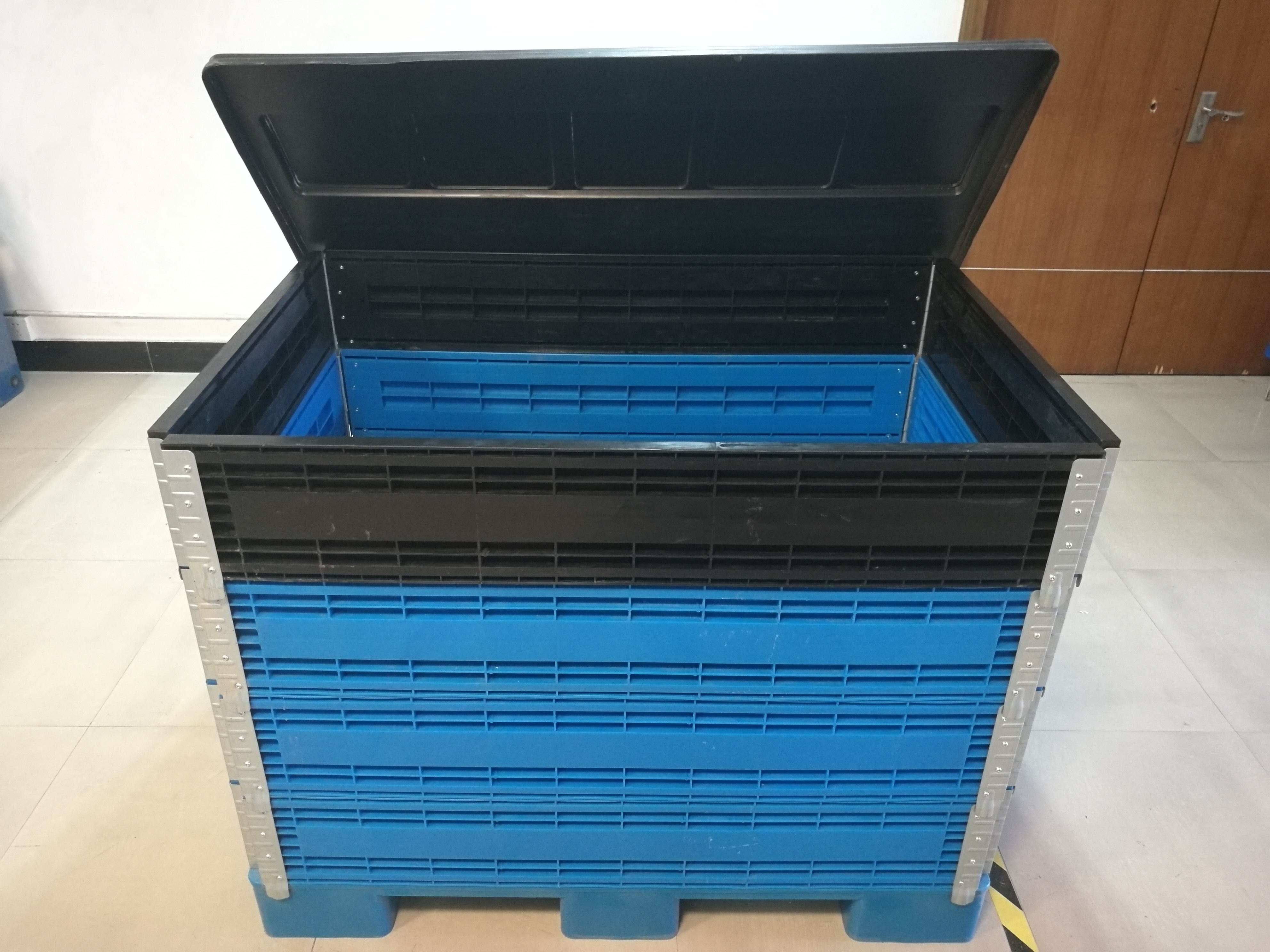 heavy duty Customized Collapsible Plastic Pallet Collars Box