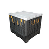 Reinforced Solid HDPE FLC Foldable Plastic Pallet Container