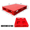 Red Hygienic Polypropylene Euro Flat Top Plastic Pallets