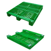 1300*1200 Three Runners Open Deck Green Rackable Plastic Pallets