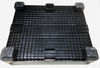 Closed Walls And Grid Bottom Reusable Storage Plastic Pallet Container