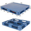1200 x 1000 HDPE Heavy Duty Plastic Pallets with Lip