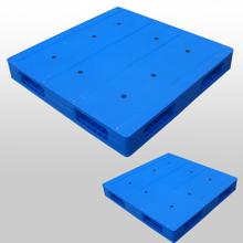 1100 x 1100 Blue Reversible Plastic Stackable Pallets for Warehouse