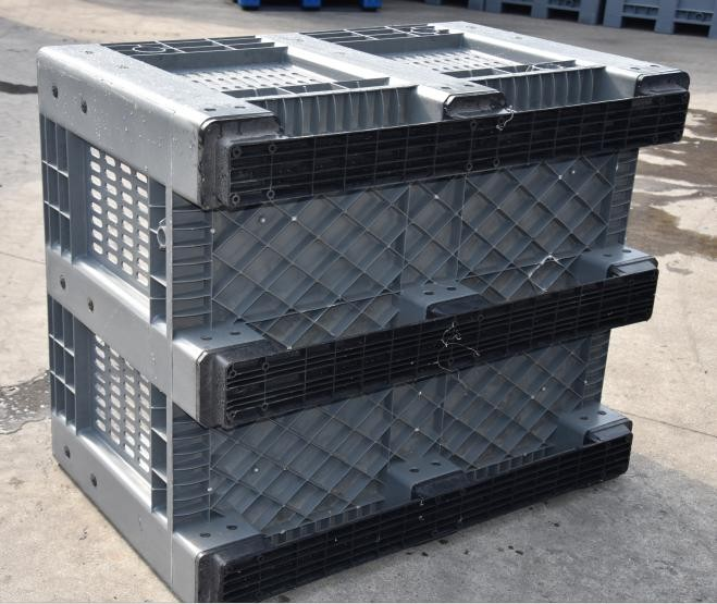 Stackable Grid Plastic Bulk Storage Container