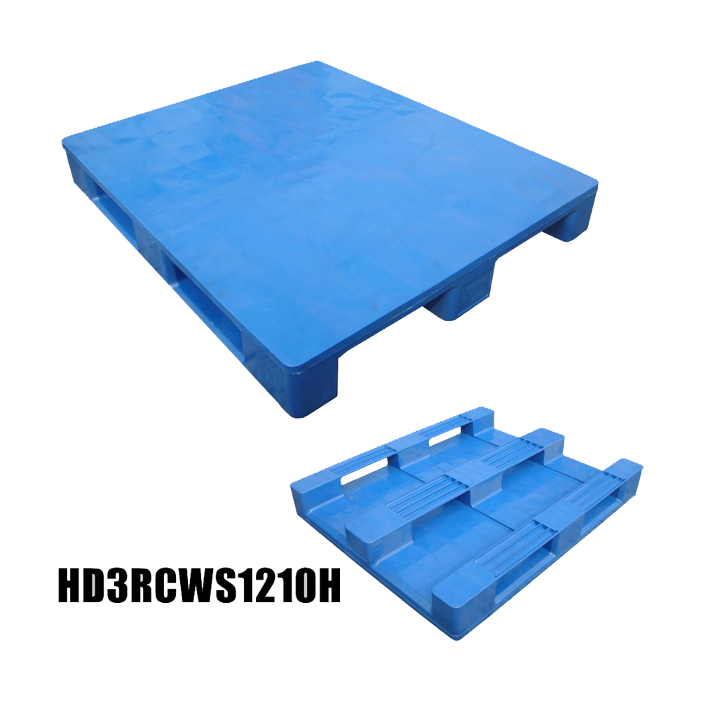  3runners Close Deck Stackable Plastic Pallets for Warehouse