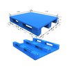 1200*1000 Three Runners Single Face Rackable Stackable Plastic Pallet 