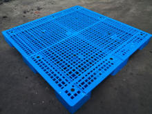 Square 4 Way Blue Mesh Recycled Plastic Floor Pallets