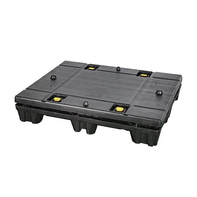 Foldable Plastic Sleeve Pack Box with Pallet and Lid