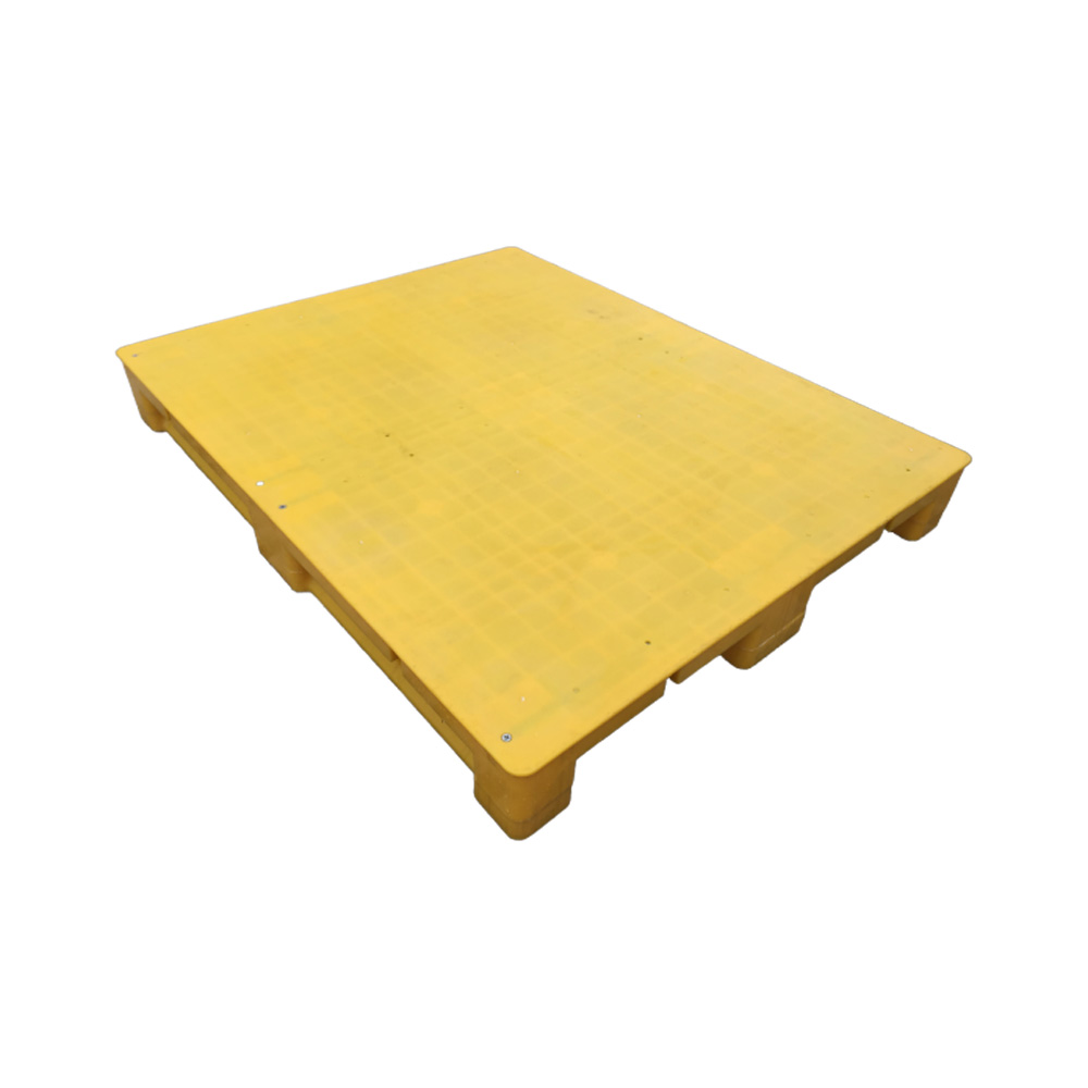 HD3RCWS12510A Heavy Duty Yellow Hygienic Closed Deck Nestable Plastic Pallets
