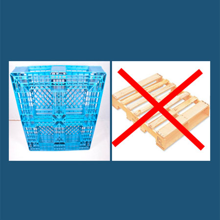Six advantages of plastic pallet over wooden pallet in contemporary logistics