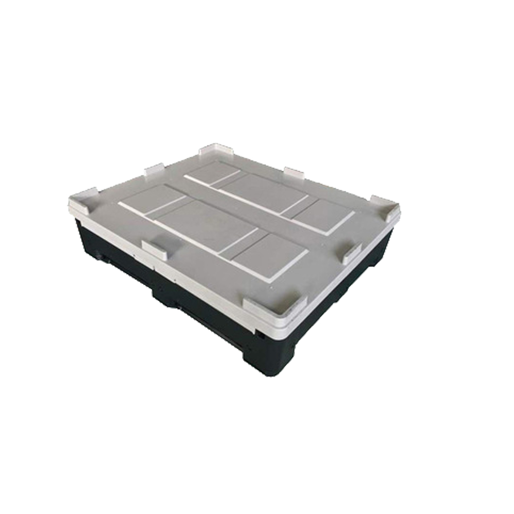 1200*1000*810 Export Hard Plastic Foldable Pallet Container 