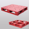 1200 x 1000 Red Anti-slip Flat Top Stackable Plastic Pallets