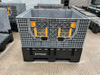 Bulk Storage Containers with Lids Collapsible Plastic Pallet Box