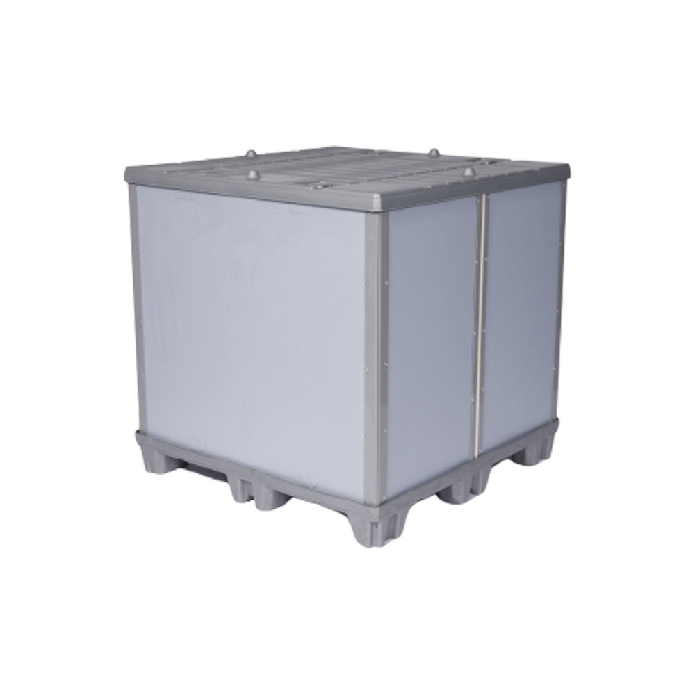 Collapsible Plastic Crates with Lids
