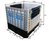 Plastic Foldable Pallet Containers for Transport and Warehouse