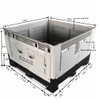 1200x1000x810mm Stackable Plastic Pallet Storage Boxes for Warehouse