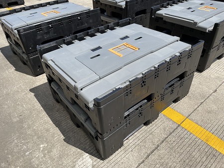 Heavy Duty foldable Plastic Pallet Storage box Bin