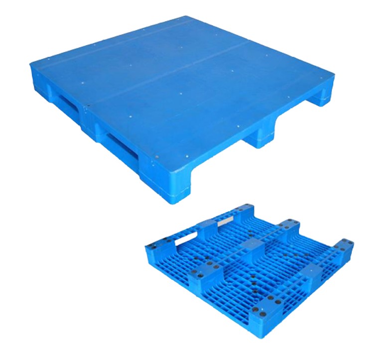 HD3RCWS1111A Stacked Forklifit Solid Top Plastic Pallets