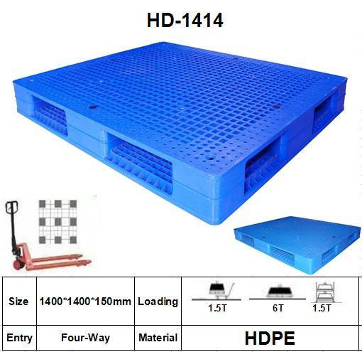 Plastic Pallet with Double-Faced Grid Euro Plastic Pallet