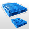 Plastic Shipping Pallets Stack-able Plastic Pallet with 6 Runners Bottom And Open Deck