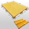 Export Pallets Closed Deck Plastic Pallets with 3Runners 