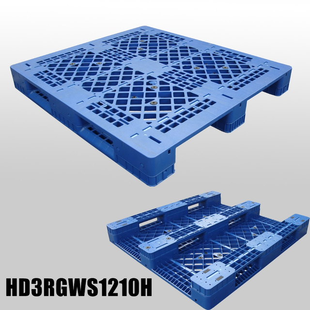 48 x 40 Nestable Reinforced Rackable Plastic Storage Pallets