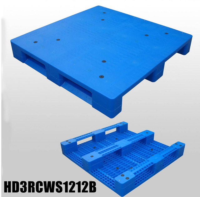 48 x 48 3 Runner Closed Deck Nestable Plastic Pallets