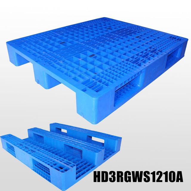 1200*1000*165 mm 3 Runners Grid deck Plastic Pallet 