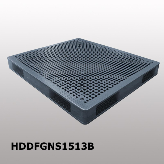 1500x1300 Grey Double Stacked Open Deck Plastic Pallet
