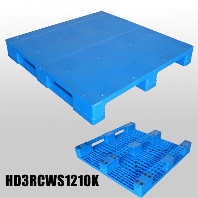 Solid Top Rackable Plastic Euro Pallet Size UK
