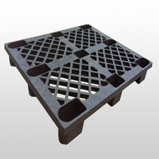 1200x800 Black Lightweight Nestable Mesh Euro Plastic Shipping Pallet