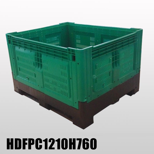 New designed Collapsible Plastic Pallet Box 1200*1000*760mm