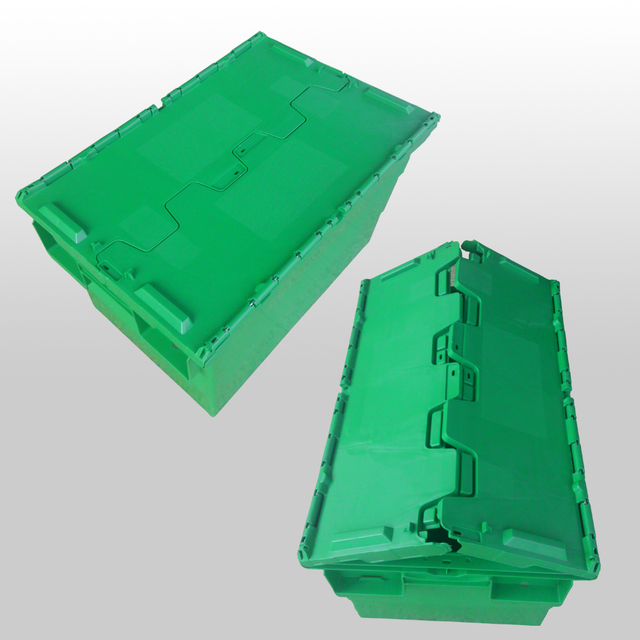 Plastic stack and nest containers 600x400x360mm