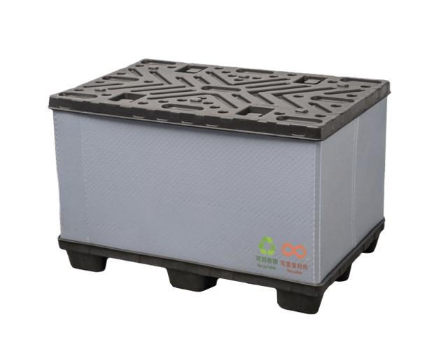 1200 x 800 Automotive Plastic Sleeve Pack Pallet Storage Box